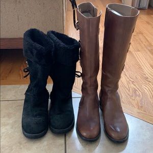 Ecco boots and Guess Boots
